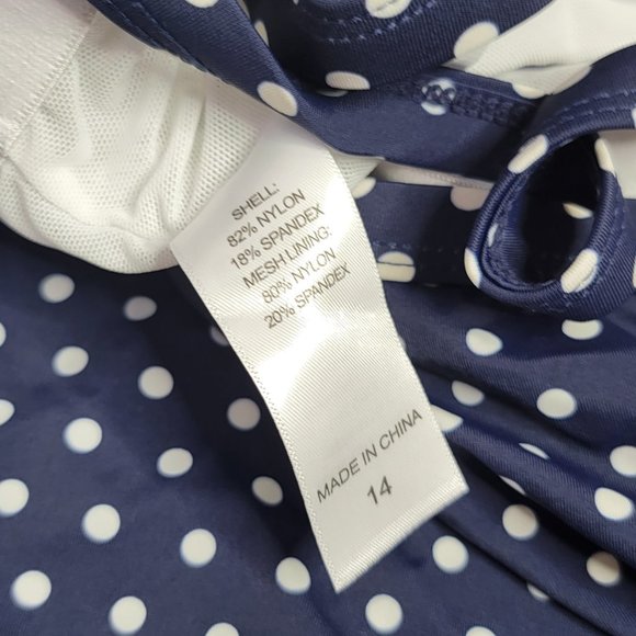 FULLFITALL Women's Plus Size Tankini Swimsuits Two Piece Bathing Suits size 14 - Picture 11 of 16